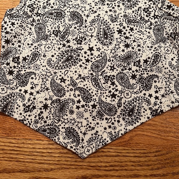 Chic 2 chic bandana print shirt like new size girls 10 - Picture 4 of 6